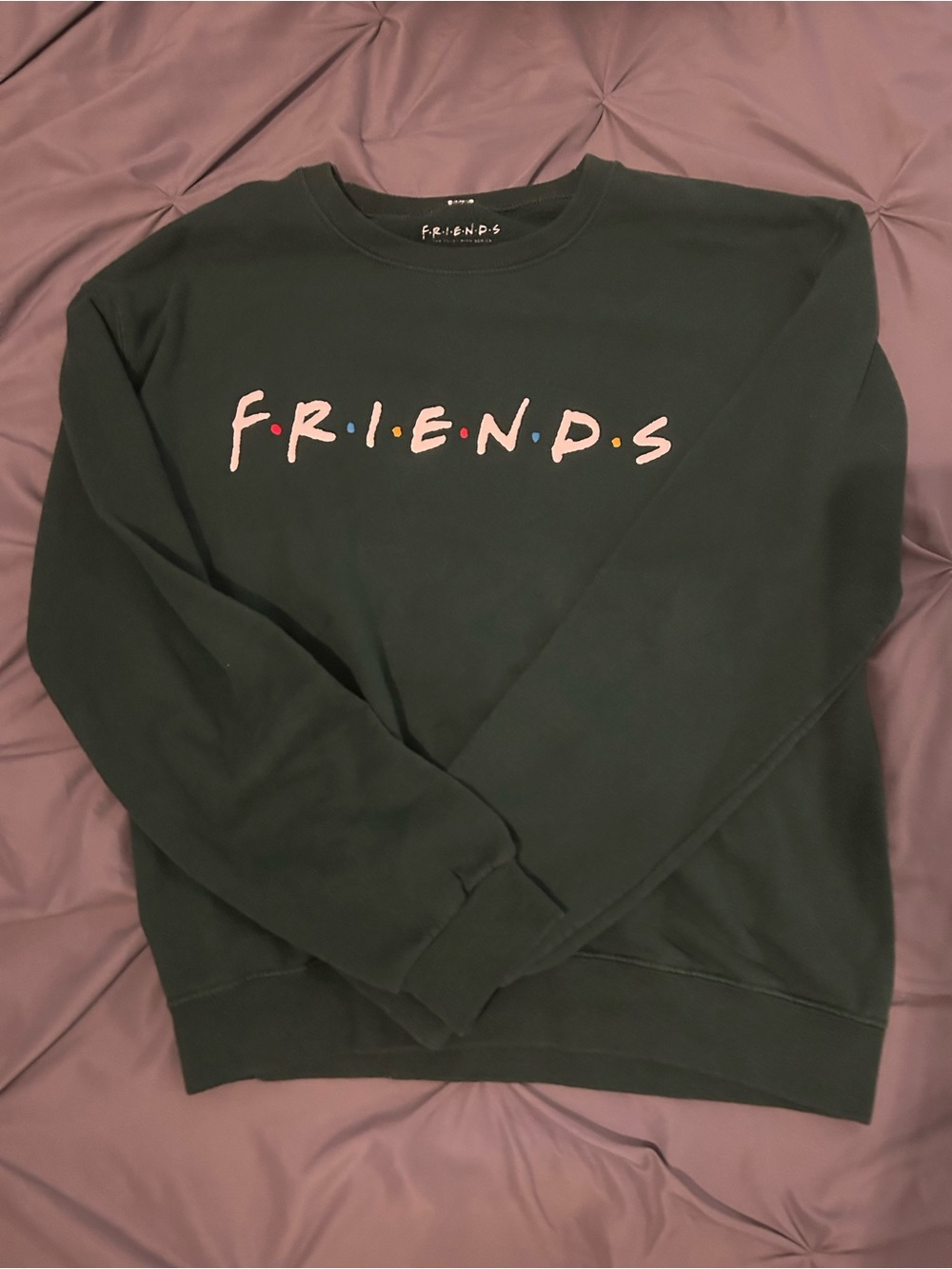 Friends Logo Green Crewneck Sweatshirt